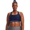 imageUnder Armour Womens CrossBack Mid BraMidnight Navy 410White