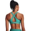 imageUnder Armour Womens CrossBack Mid BraNeptune Light Heather 369Sea Mist