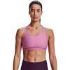 imageUnder Armour Womens CrossBack Mid BraPlanet Pink Light Heather 680Pink Quartz