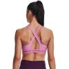 imageUnder Armour Womens CrossBack Mid BraPlanet Pink Light Heather 680Pink Quartz