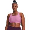 imageUnder Armour Womens CrossBack Mid BraPlanet Pink Light Heather 680Pink Quartz