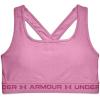imageUnder Armour Womens CrossBack Mid BraPlanet Pink Light Heather 680Pink Quartz