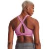 imageUnder Armour Womens CrossBack Mid BraPlanet Pink Light Heather 680Pink Quartz