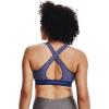 imageUnder Armour Womens CrossBack Mid BraRegal Light Heather 415Stardust Blue
