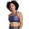 imageUnder Armour Womens CrossBack Mid BraRegal Light Heather 415Stardust Blue