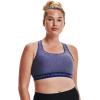 imageUnder Armour Womens CrossBack Mid BraRegal Light Heather 415Stardust Blue