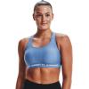 imageUnder Armour Womens CrossBack Mid BraRiver Light Heather 488White