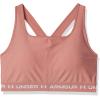 imageUnder Armour Womens CrossBack Mid BraStardust Pink Light Heather 649White
