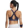 imageUnder Armour Womens CrossBack Mid BraWashed NavyWhite