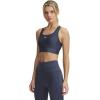 imageUnder Armour Womens Crossback Longline MidImpact Sports BraBra044 Downpour Gray   White