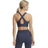 imageUnder Armour Womens Crossback Longline MidImpact Sports BraBra044 Downpour Gray   White