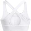 imageUnder Armour Womens Crossback Longline MidImpact Sports BraBra101 White   Black