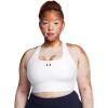 imageUnder Armour Womens Crossback Longline MidImpact Sports BraBra101 White   Black