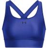 imageUnder Armour Womens Crossback Longline MidImpact Sports BraBra400 Team Royal   Black