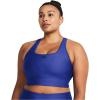 imageUnder Armour Womens Crossback Longline MidImpact Sports BraBra400 Team Royal   Black