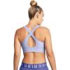 imageUnder Armour Womens Crossback Longline MidImpact Sports BraBra539 Celeste   White