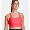 imageUnder Armour Womens Crossback Longline MidImpact Sports BraBra628 Beta   Black