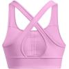 imageUnder Armour Womens Crossback Longline MidImpact Sports BraBra638 Stellar Pink   White