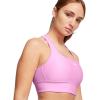 imageUnder Armour Womens Crossback Longline MidImpact Sports BraBra638 Stellar Pink   White