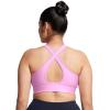 imageUnder Armour Womens Crossback Longline MidImpact Sports BraBra638 Stellar Pink   White