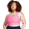 imageUnder Armour Womens Crossback Longline MidImpact Sports BraBra682 Fluo Pink   White