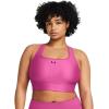 imageUnder Armour Womens Crossback Longline MidImpact Sports BraBra686 Astro Pink   Black