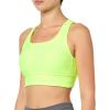 imageUnder Armour Womens Crossback Longline MidImpact Sports BraBra731 High Vis Yellow   White