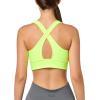 imageUnder Armour Womens Crossback Longline MidImpact Sports BraBra731 High Vis Yellow   White