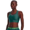imageUnder Armour Womens Crossback Longline MidImpact Sports BraBraCoastal Tealbirdie Green