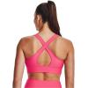 imageUnder Armour Womens Crossback Longline MidImpact Sports BraBraPink Shockposh Pink