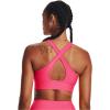 imageUnder Armour Womens Crossback Longline MidImpact Sports BraBraPink Shockposh Pink