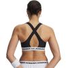 imageUnder Armour Womens Crossback Mid Impact Sports Bra007 Black  White  Black
