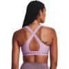 imageUnder Armour Womens Crossback Mid Impact Sports Bra174 Fresh Orchid   White