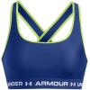 imageUnder Armour Womens Crossback Mid Impact Sports Bra432 Tech Blue  Retro Green  White