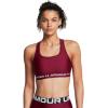 imageUnder Armour Womens Crossback Mid Impact Sports Bra625 Cardinal  Cardinal  White