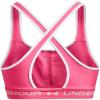 imageUnder Armour Womens Crossback Mid Impact Sports Bra640 Pink Punk   White