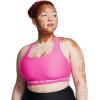 imageUnder Armour Womens Crossback Mid Impact Sports Bra656 Rebel Pink  Rebel Pink  White