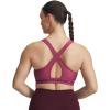 imageUnder Armour Womens Crossback Mid Impact Sports Bra659 Fuchsia Dusk   Dark Maroon