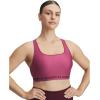 imageUnder Armour Womens Crossback Mid Impact Sports Bra659 Fuchsia Dusk   Dark Maroon