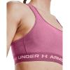 imageUnder Armour Womens Crossback Mid Impact Sports Bra669 Pace Pink Light Heather   Prime Pink
