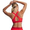 imageUnder Armour Womens Crossback Mid Impact Sports Bra714 Racer Red   Black