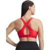 imageUnder Armour Womens Crossback Mid Impact Sports Bra714 Racer Red   Black
