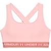 imageUnder Armour Womens Crossback Mid Impact Sports BraBeta Tint 658Stardust Pink