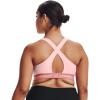 imageUnder Armour Womens Crossback Mid Impact Sports BraBeta Tint 658Stardust Pink