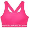 imageUnder Armour Womens Crossback Mid Impact Sports BraElectro Pink 695White