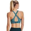 imageUnder Armour Womens Crossback Mid Impact Sports BraLegion Blue Light Heather 400Breeze