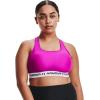 imageUnder Armour Womens Crossback Mid Impact Sports BraMeteor Pink 660White