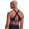 imageUnder Armour Womens Crossback Mid Impact Sports BraMidnight Navy 410White