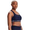 imageUnder Armour Womens Crossback Mid Impact Sports BraMidnight Navy 410White