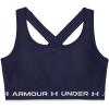 imageUnder Armour Womens Crossback Mid Impact Sports BraMidnight Navy 410White